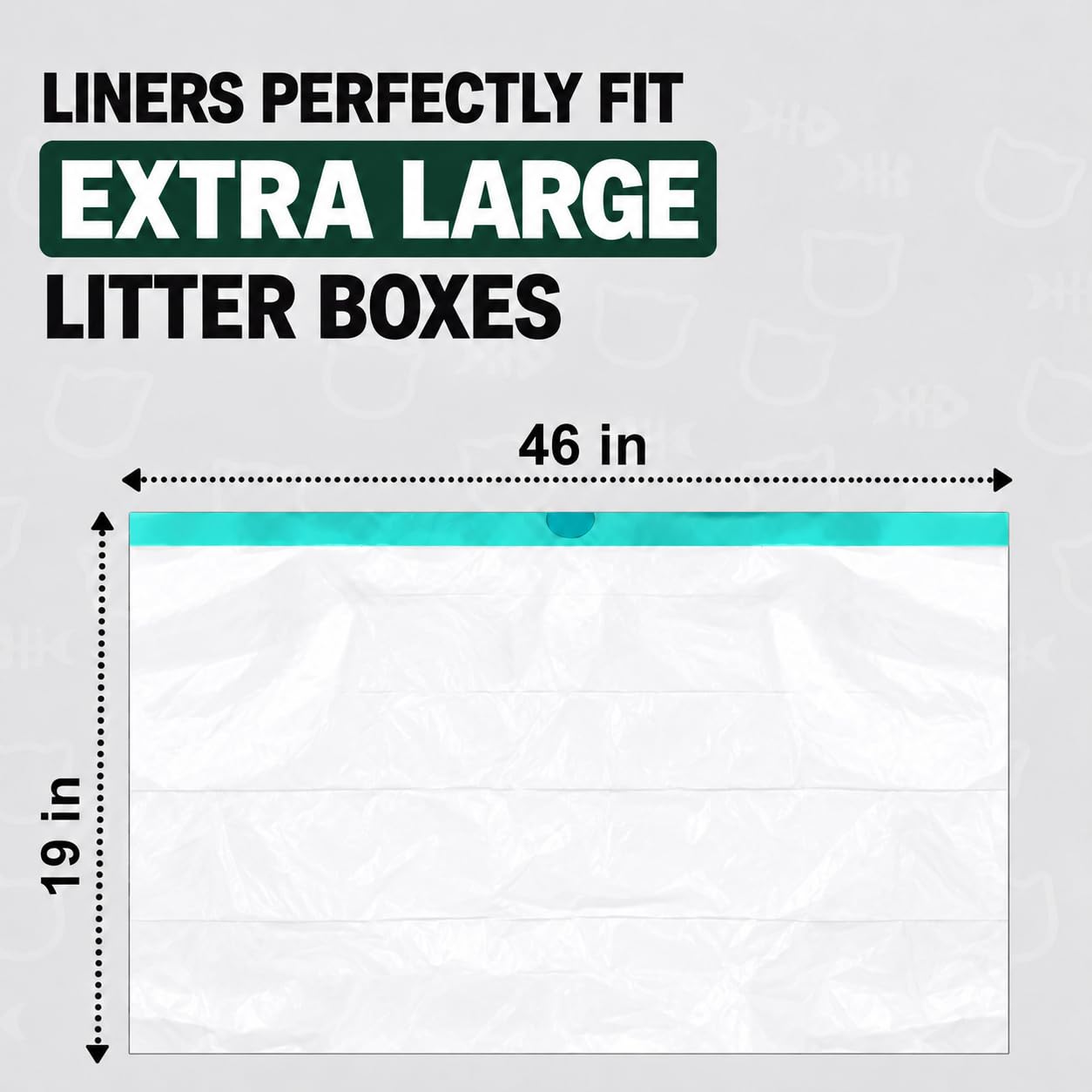 Extra-Large Tray Liners — 46 × 19 inches