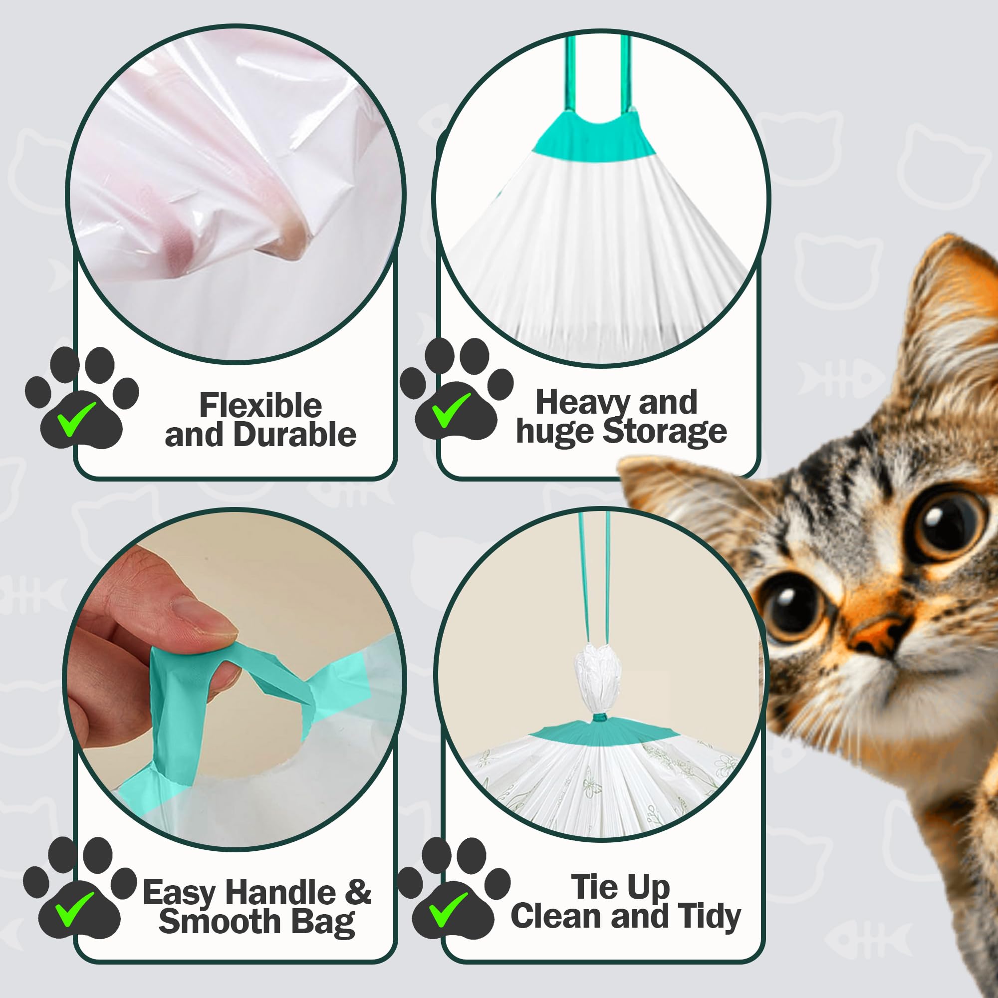 Jumbo Drawstring Tray Liners — 39 × 22 inches